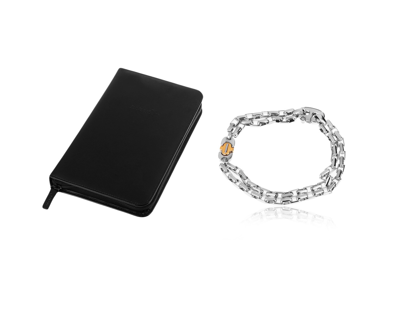 Оригинальный золотой браслет с бриллиантом 0.02ct Baraka