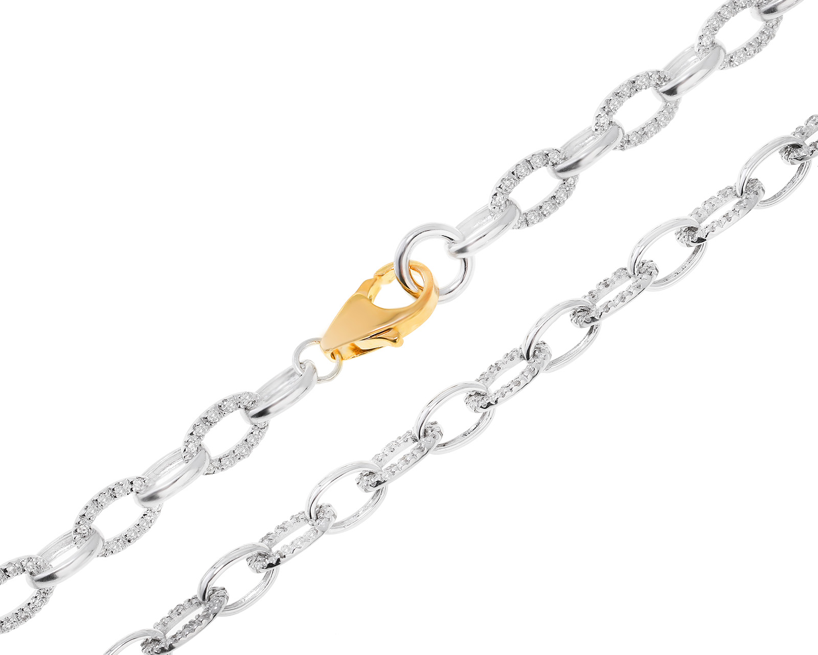 Золотое колье с бриллиантами 2.34ct 300324/28