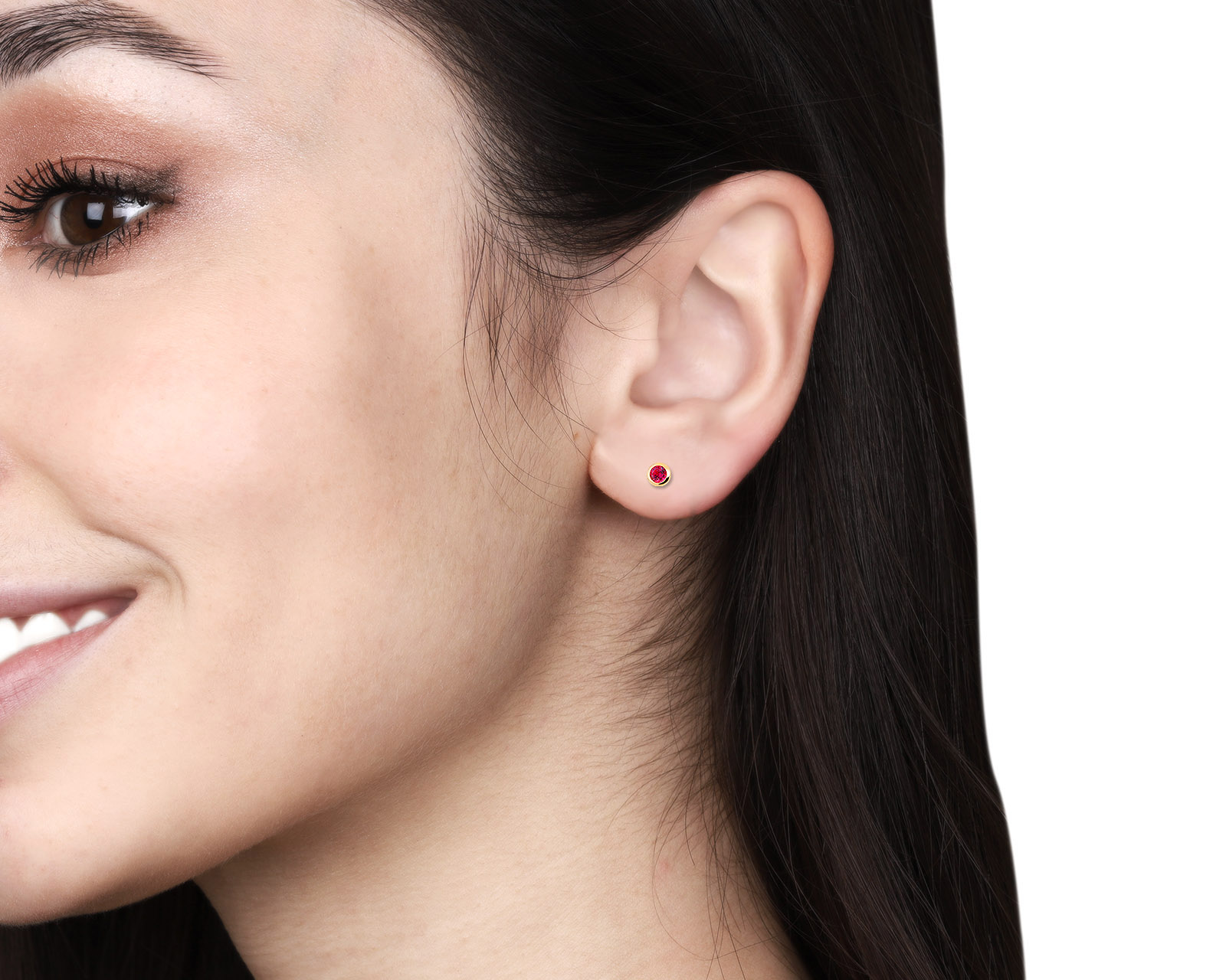 Оригинальные золотые серьги Tiffany&Co Elsa Peretti Color By The Yard