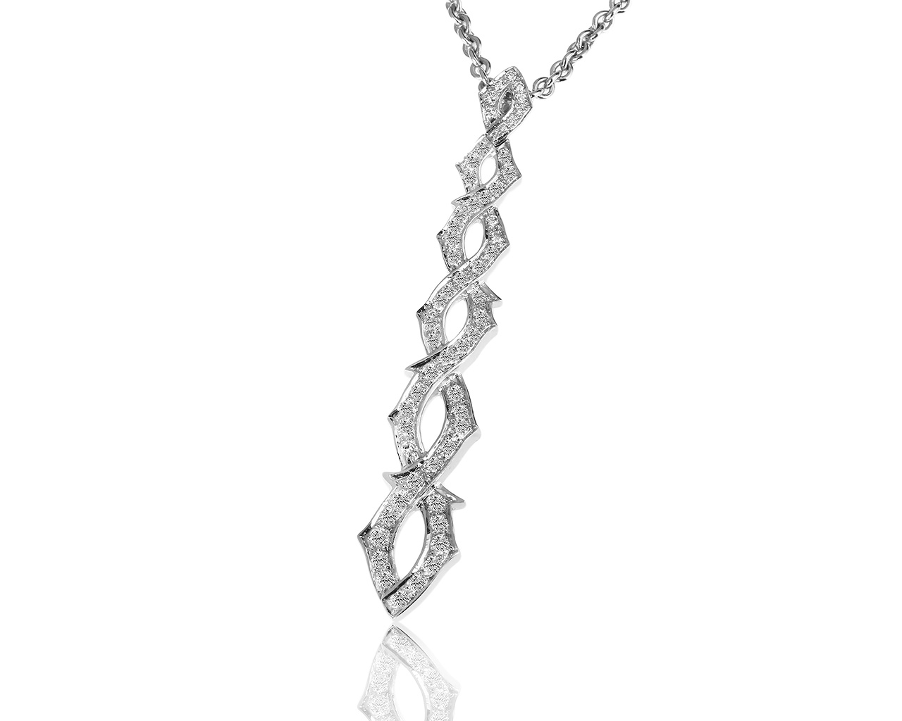 Оригинальная золотая подвеска с бриллиантами 1.10ct Stephen Webster 081217/2