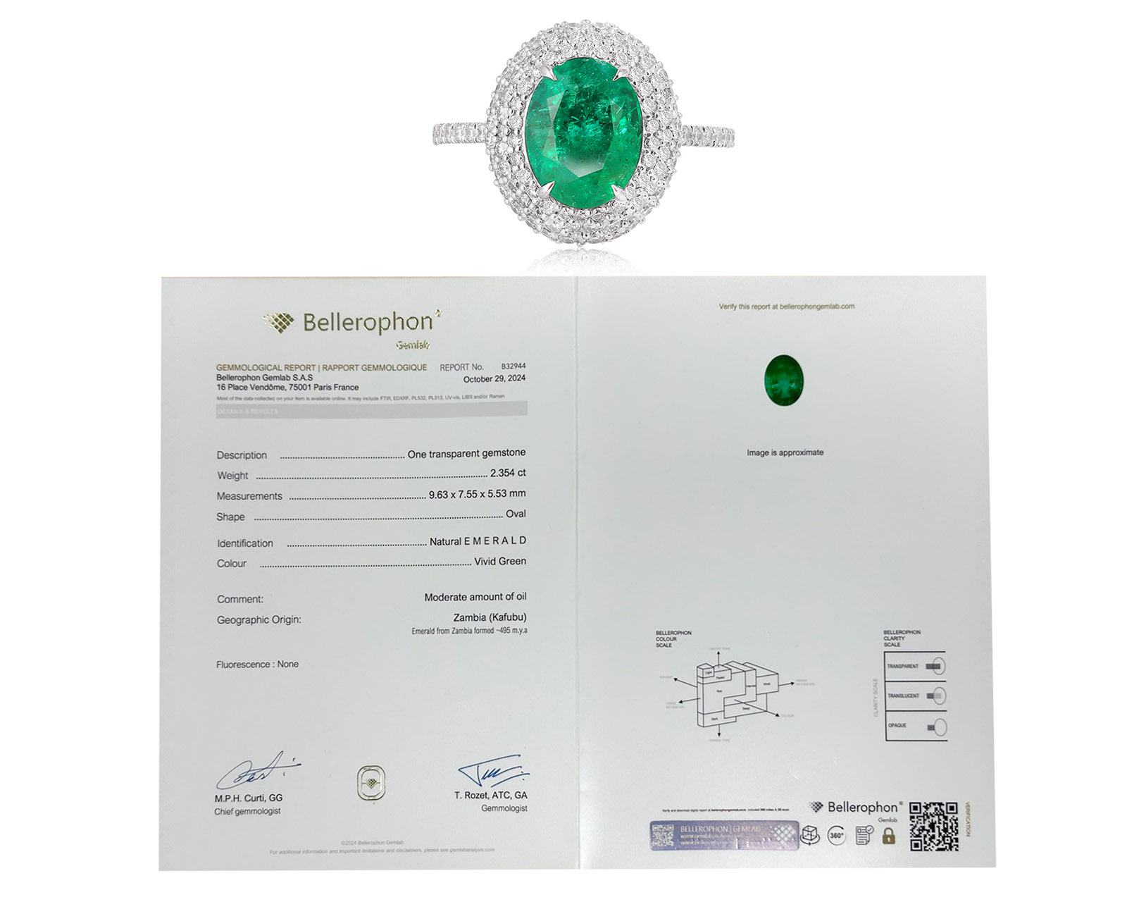 Золотое кольцо с изумрудом Замбия 2.35ct Evgeny Matveev
