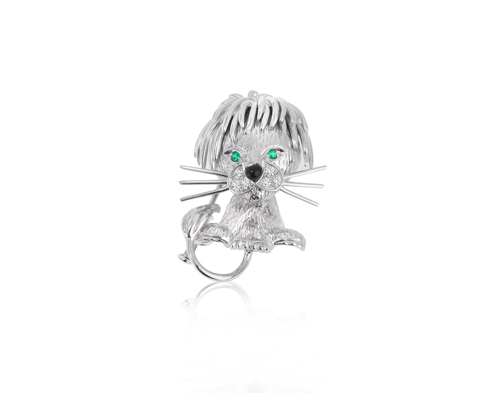 Оригинальная золотая брошь Van Cleef and Arpels Lion 300123/2