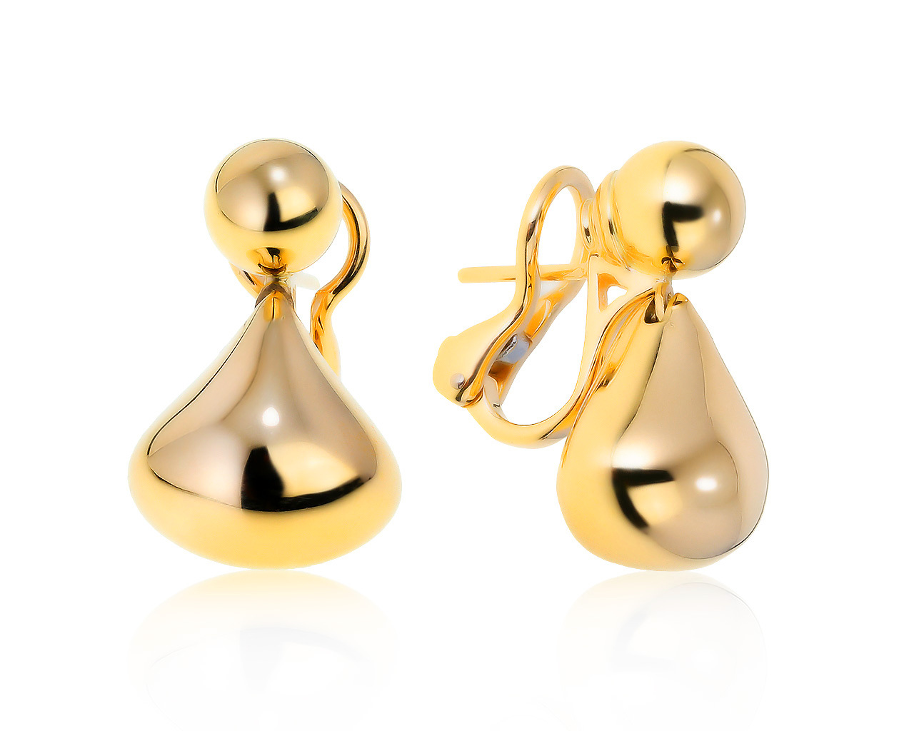 Оригинальные золотые серьги Chopard Pushkin 220421/9