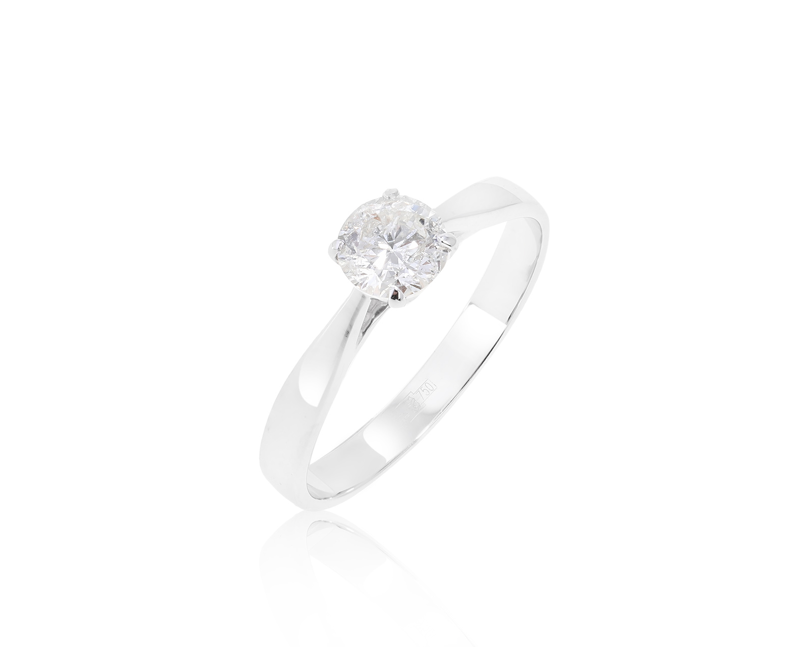 Престижное золотое кольцо с бриллиантом 0.56ct 310522/3