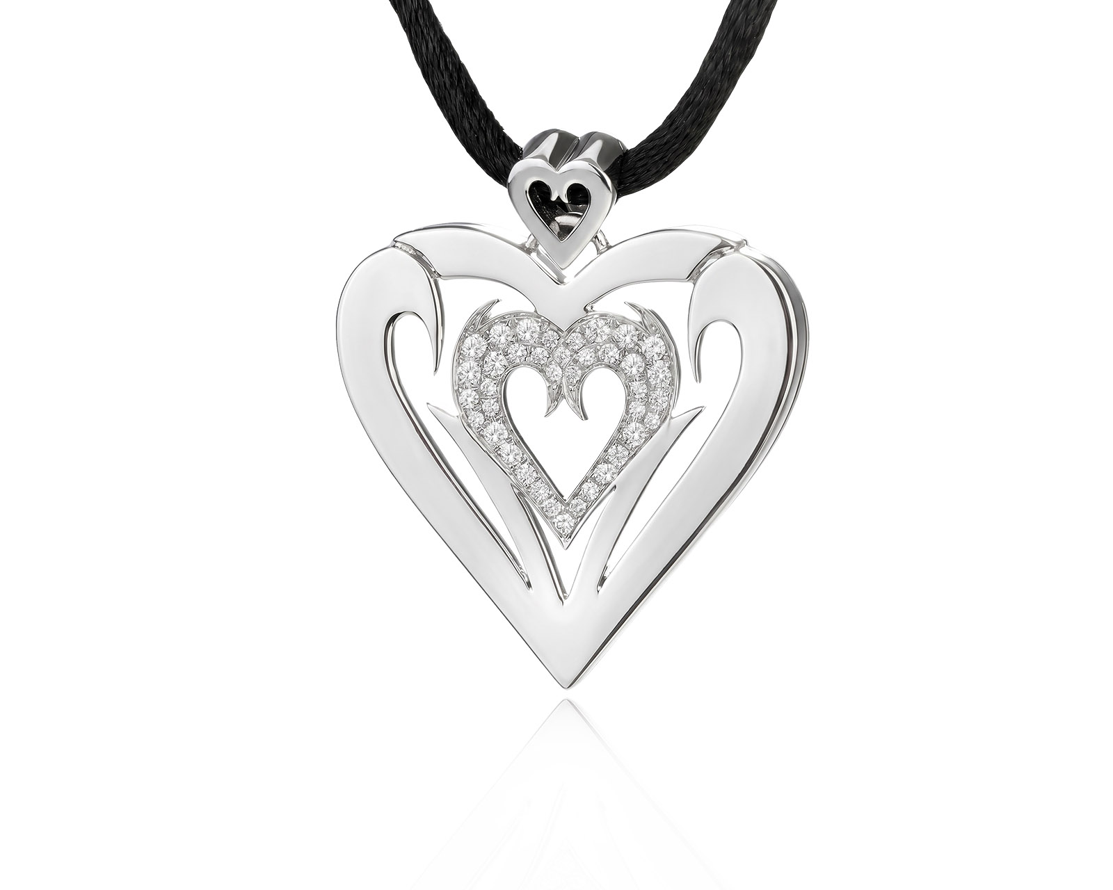 Золотой кулон с бриллиантами 0.25ct 270226/10