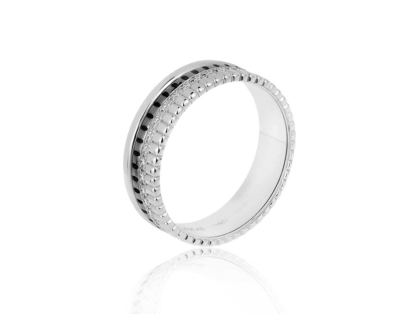 Оригинальное золотое кольцо с бриллиантами 0.25ct Boucheron 050220/1 Оригинальное золотое кольцо с бриллиантами 0.25ct Boucheron 050220/1