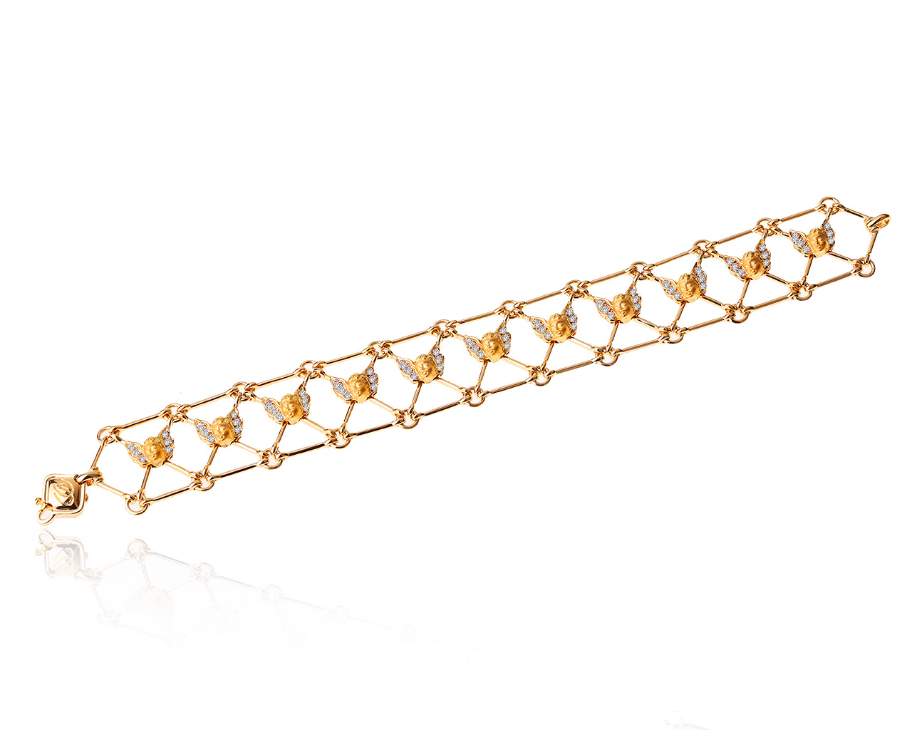 Оригинальный золотой браслет с бриллиантами 0.85ct Carrera y Carrera Angelitos 170720/5