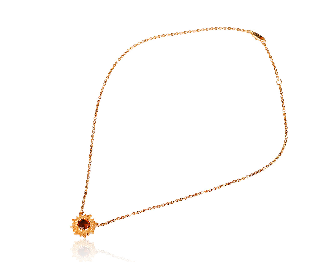 Оригинальный золотой кулон с цитрином 0.75ct Carrera y Carrera Sol Y Sombra