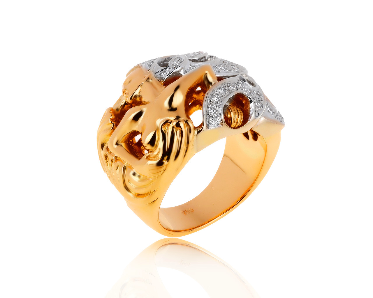 Великолепное золотое кольцо с бриллиантами 0.50ct 120120/5