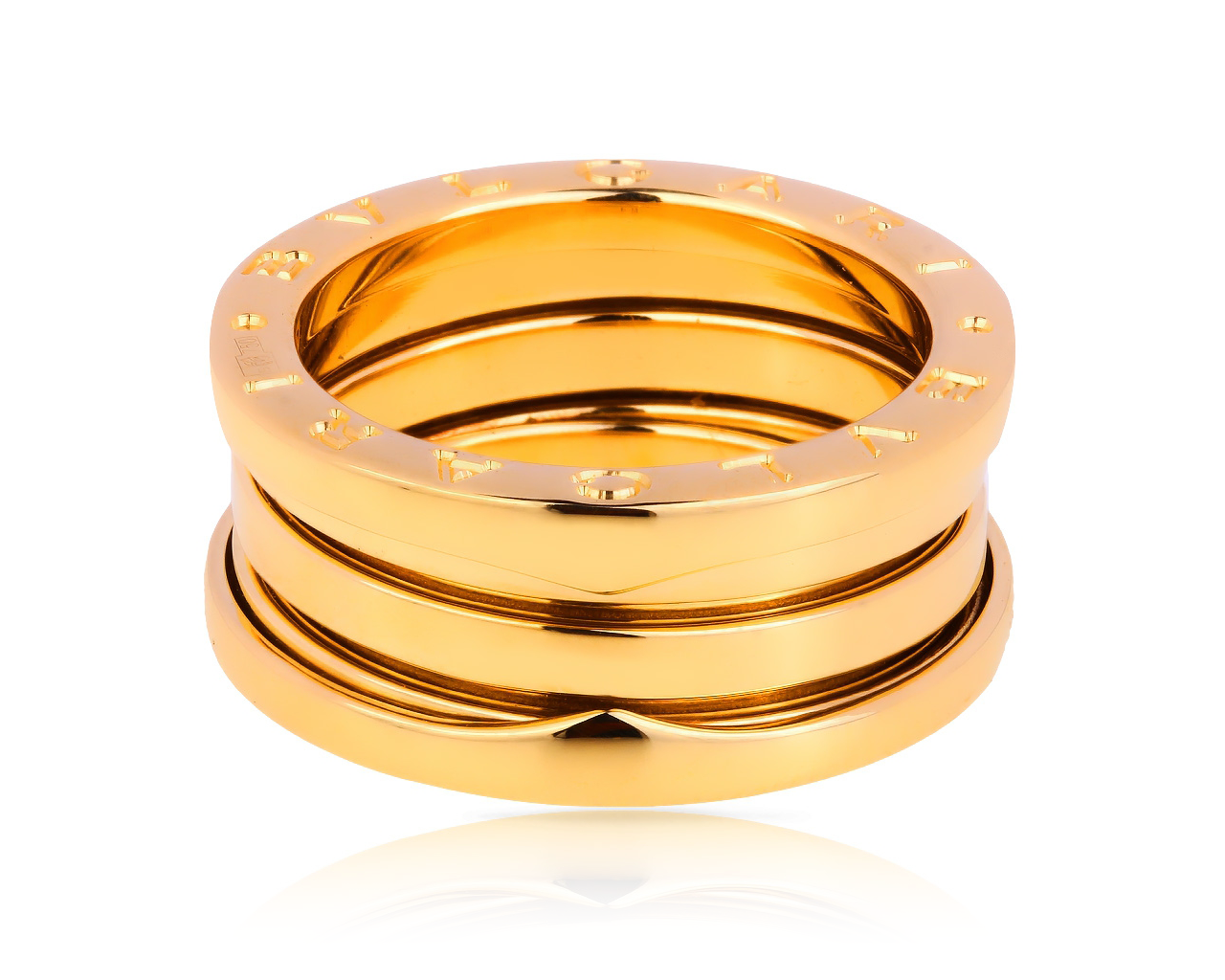Оригинальное золотое кольцо Bvlgari B.Zero 1 120618/1