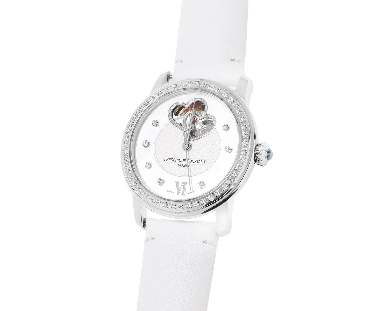Оригинальные стальные часы Frederique Constant Double Heart Beat 280722/1