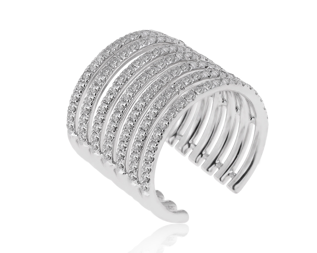 Оригинальное золотое кольцо с бриллиантами 0.70ct Elise Dray 230420/1