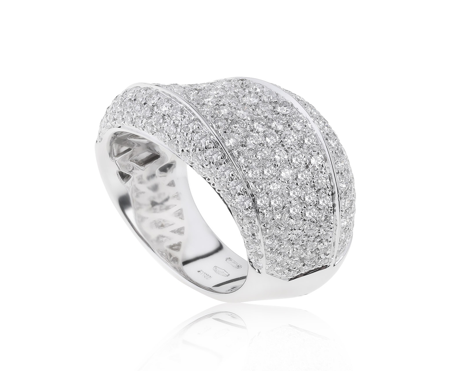 Оригинальное золотое кольцо с бриллиантами 2.97ct Hasbani 160322/5 Оригинальное золотое кольцо с бриллиантами 2.97ct Hasbani 160322/5