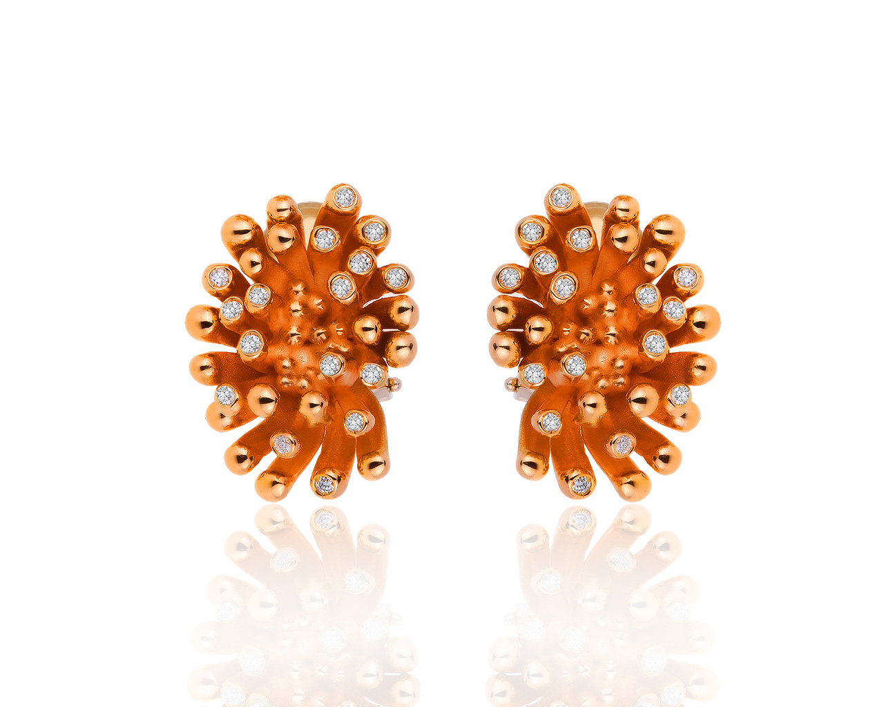 Оригинальные золотые серьги с бриллиантами 0.26ct AnnaMaria Camilli 031219/10