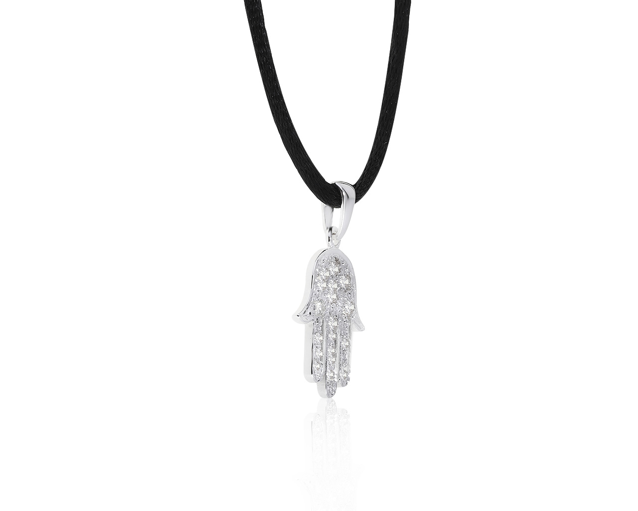 Изящный золотой кулон с бриллиантами 0.60ct