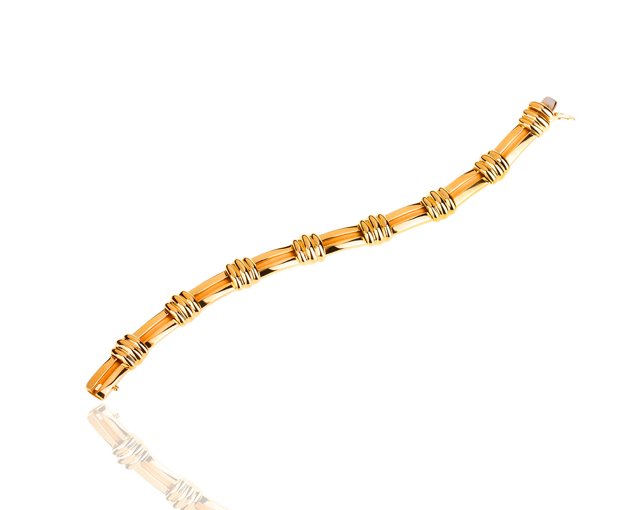 Оригинальный золотой браслет Tiffany&Co Atlas 040918/1