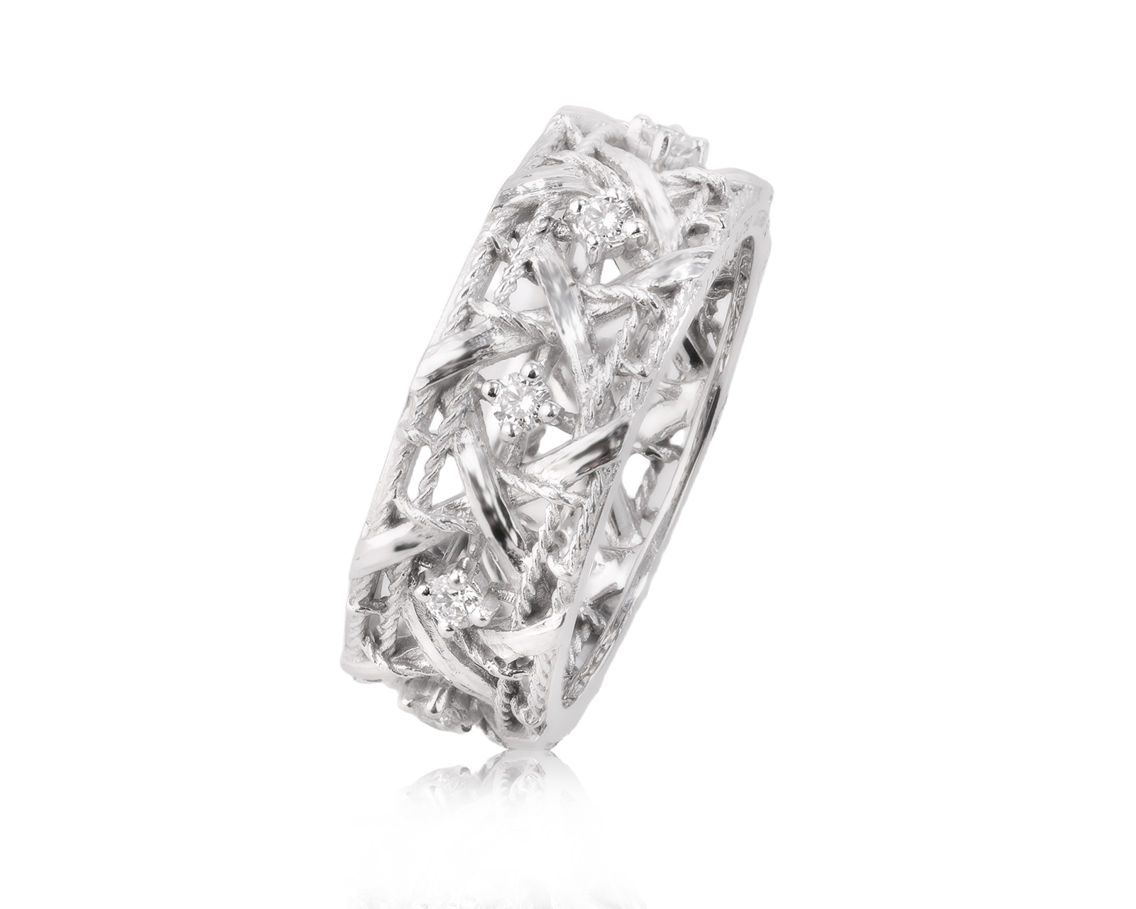 Оригинальное золотое кольцо с бриллиантами 0.27ct Dior My Dior 190326/ПКМ335
