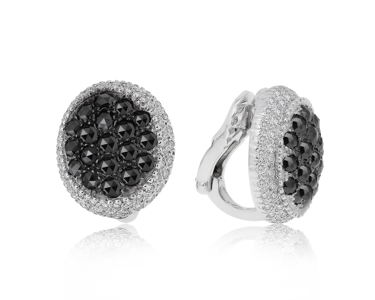 Оригинальные золотые серьги с бриллиантами 4.11ct Mouawad