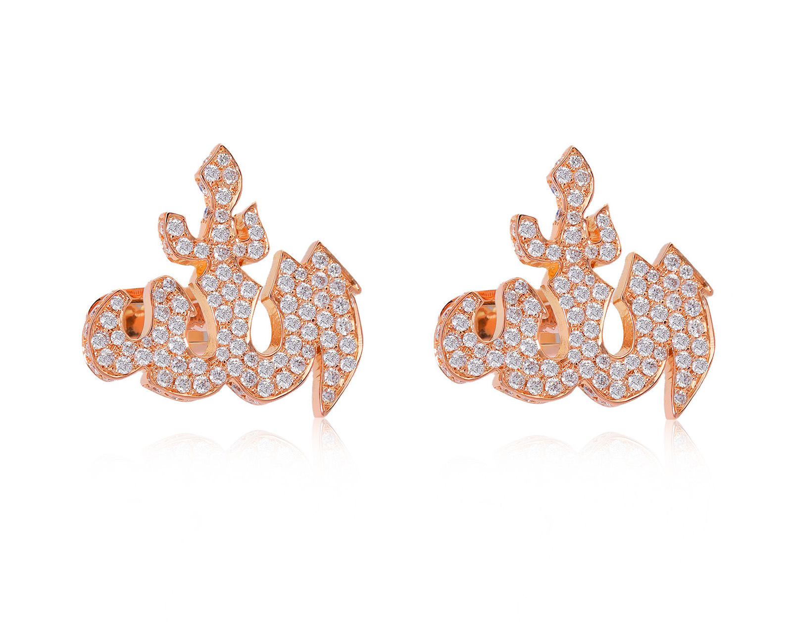 Золотые запонки с бриллиантами 2.80ct 290625/11