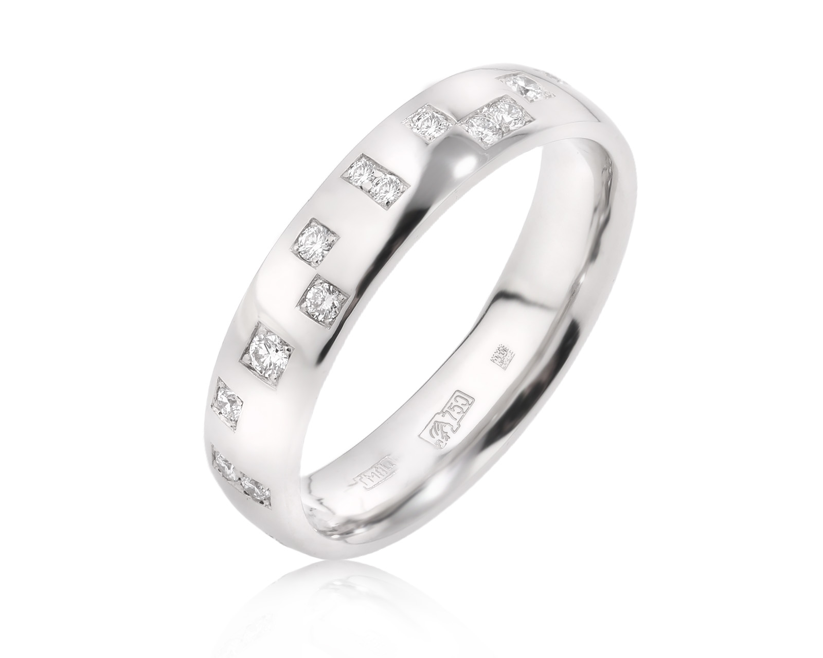 Оригинальное золотое кольцо с бриллиантами 0.47ct Jewellery Theatre Wedding 260425/4