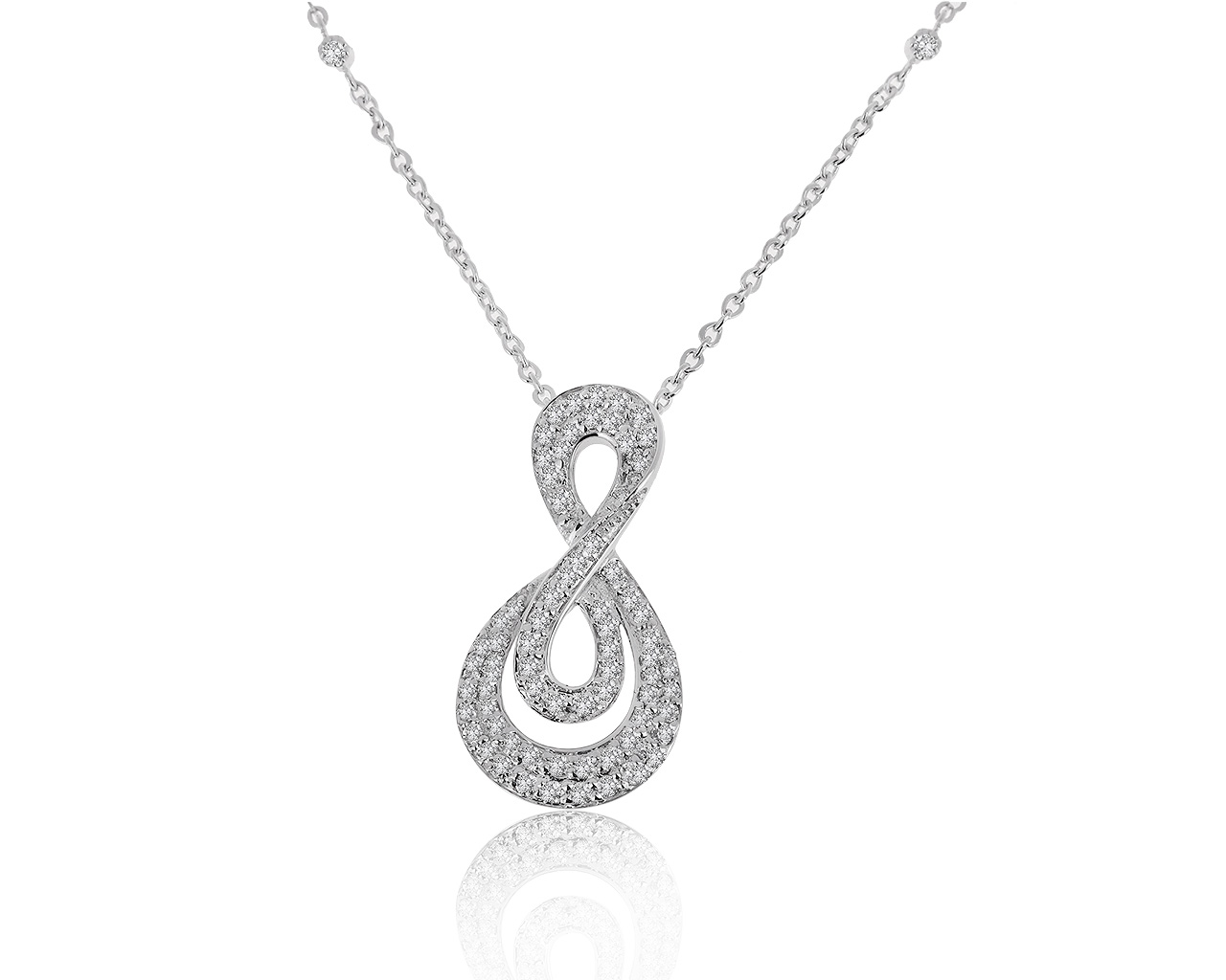 Изящный золотой кулон с бриллиантами 1.01ct 220220/7