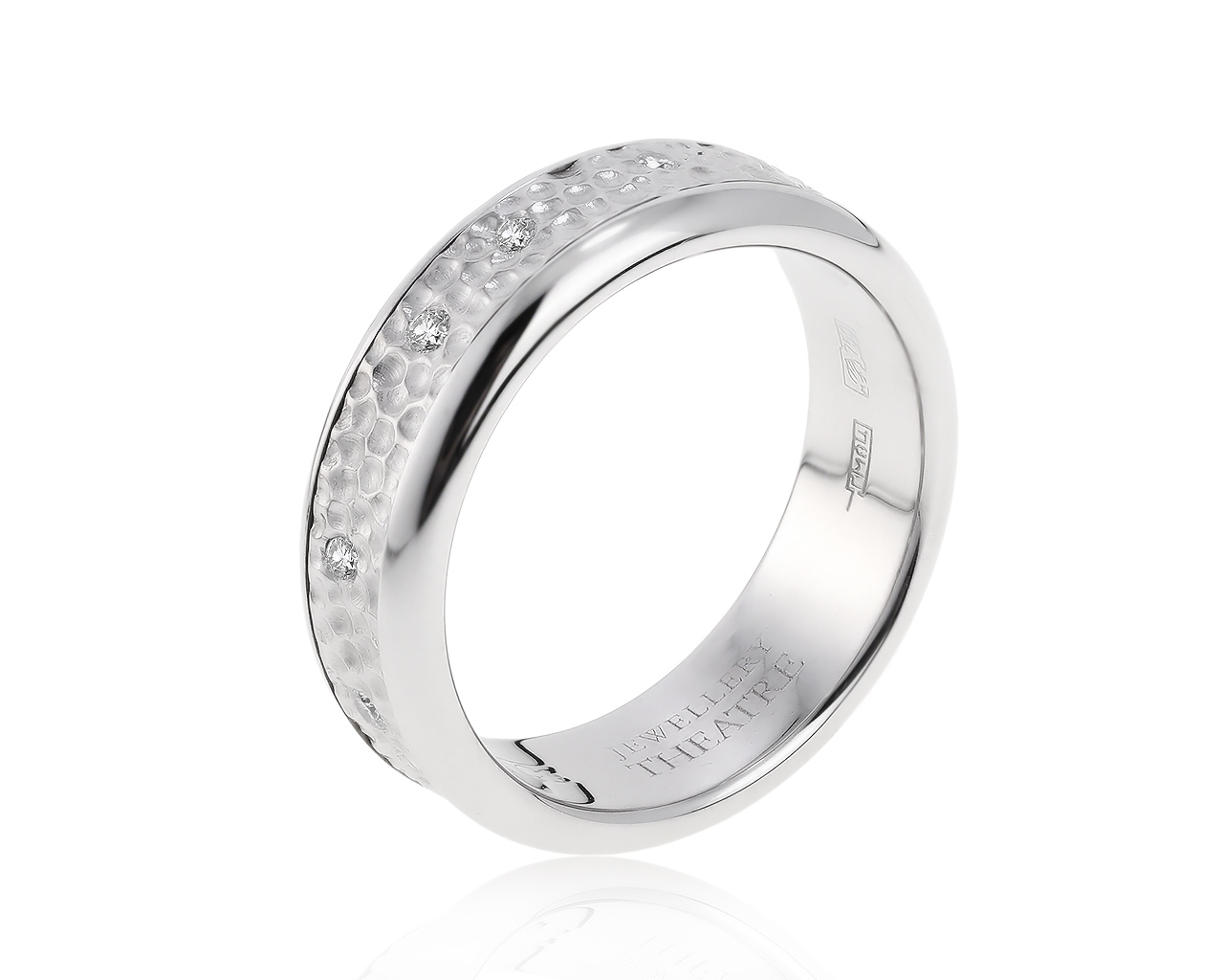 Оригинальное золотое кольцо с бриллиантами 0.20ct Jewellery Theatre 140221/4