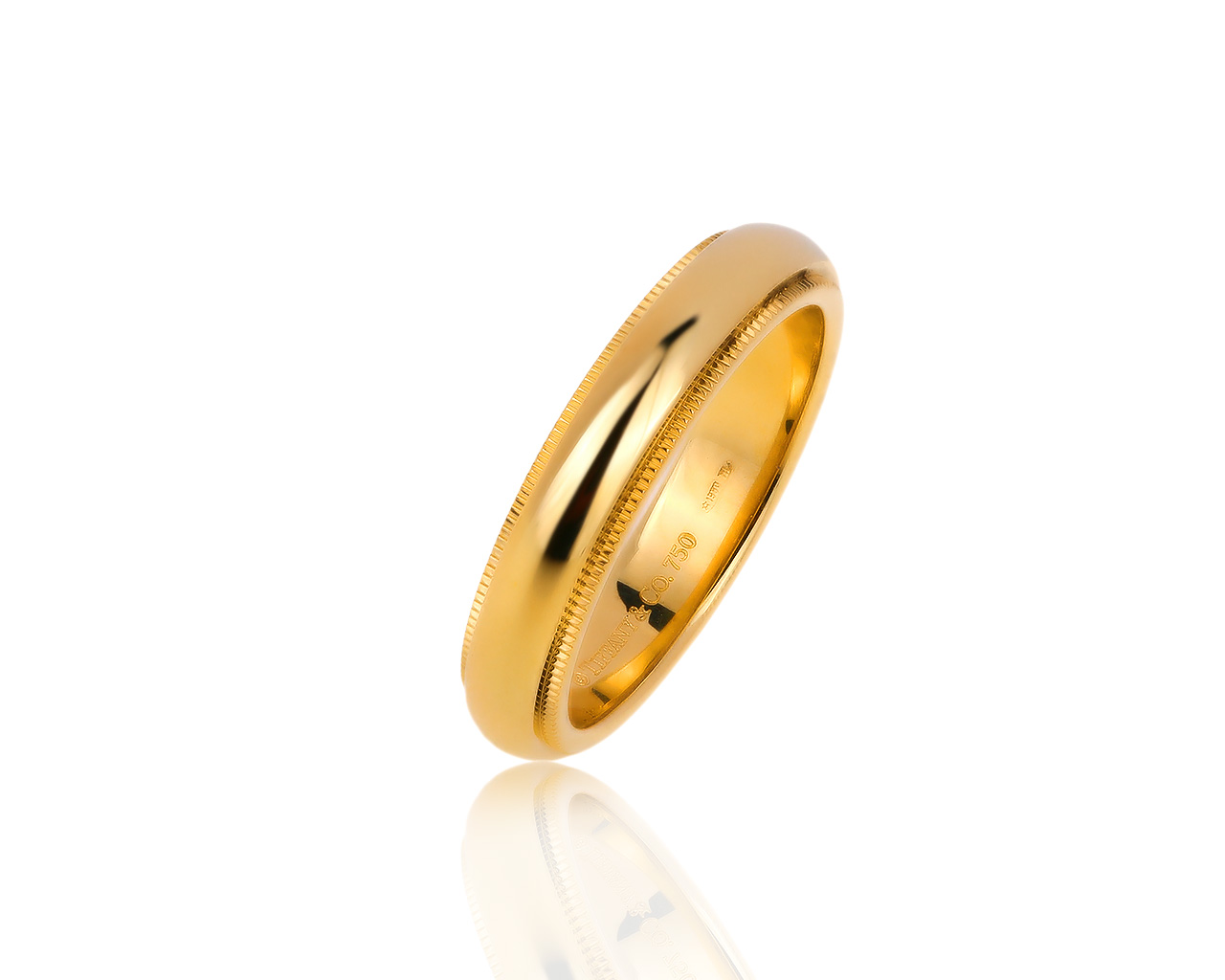 Оригинальное золотое кольцо Tiffany&Co 101119/2