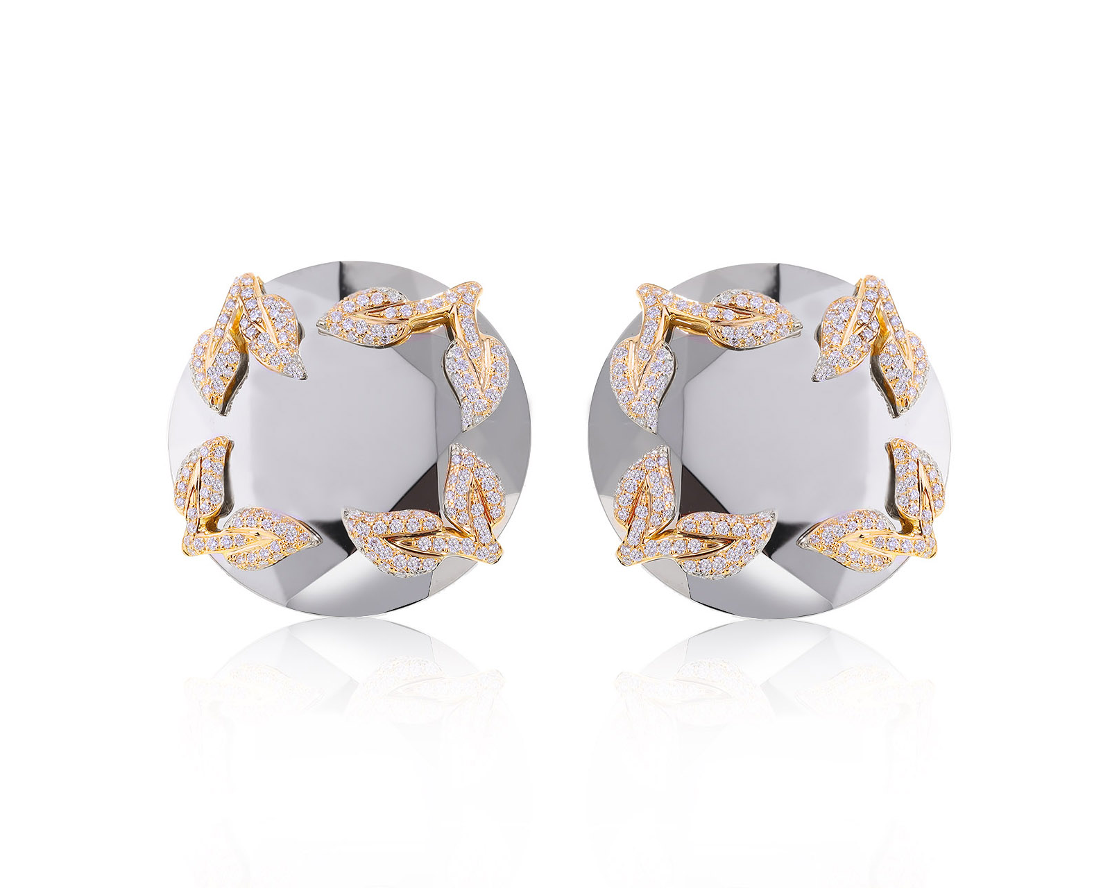 Оригинальные золотые серьги с бриллиантами 1.85ct Chopard 190722/2 Оригинальные золотые серьги с бриллиантами 1.85ct Chopard 190722/2