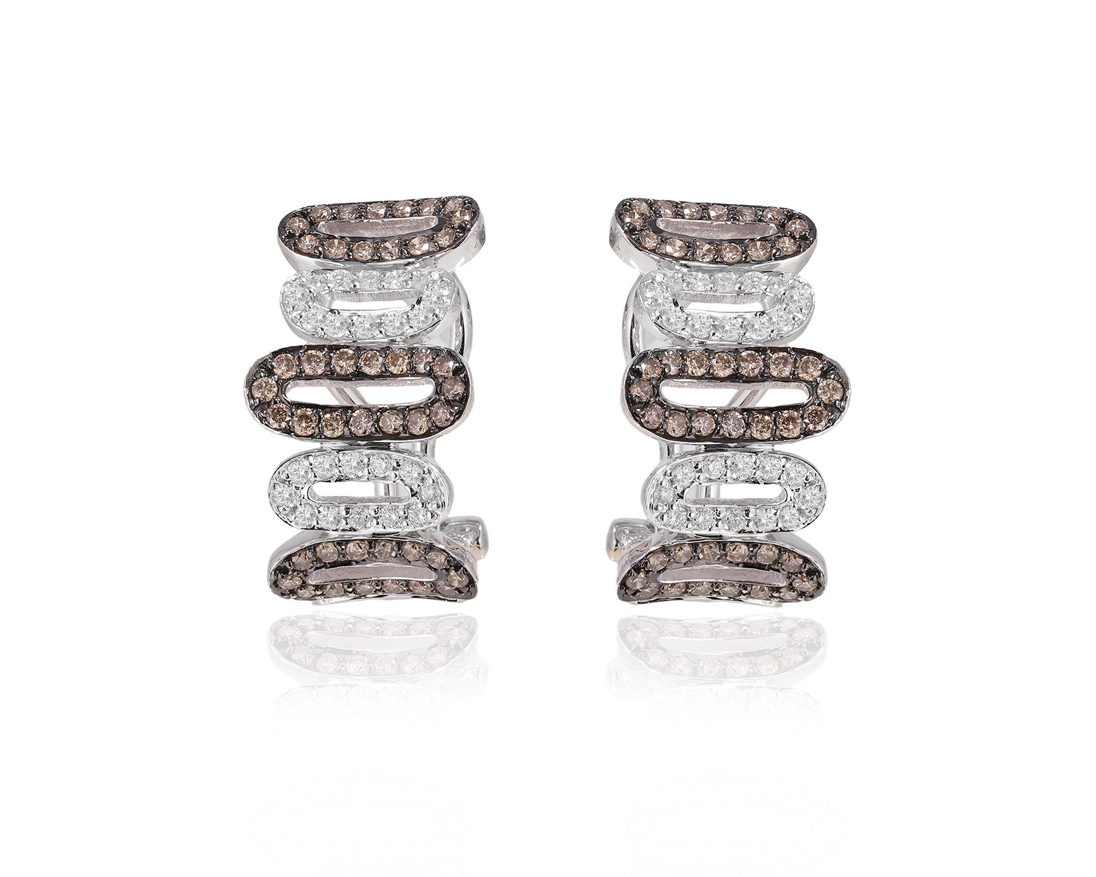 Золотые серьги с бриллиантами 1.01ct 231025/9