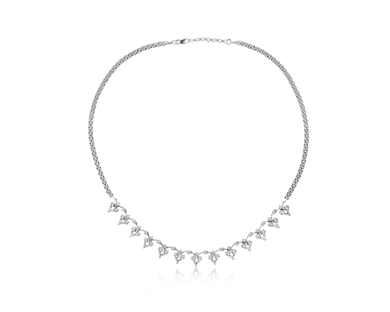 Золотое колье с бриллиантами 2.23ct 090626/5