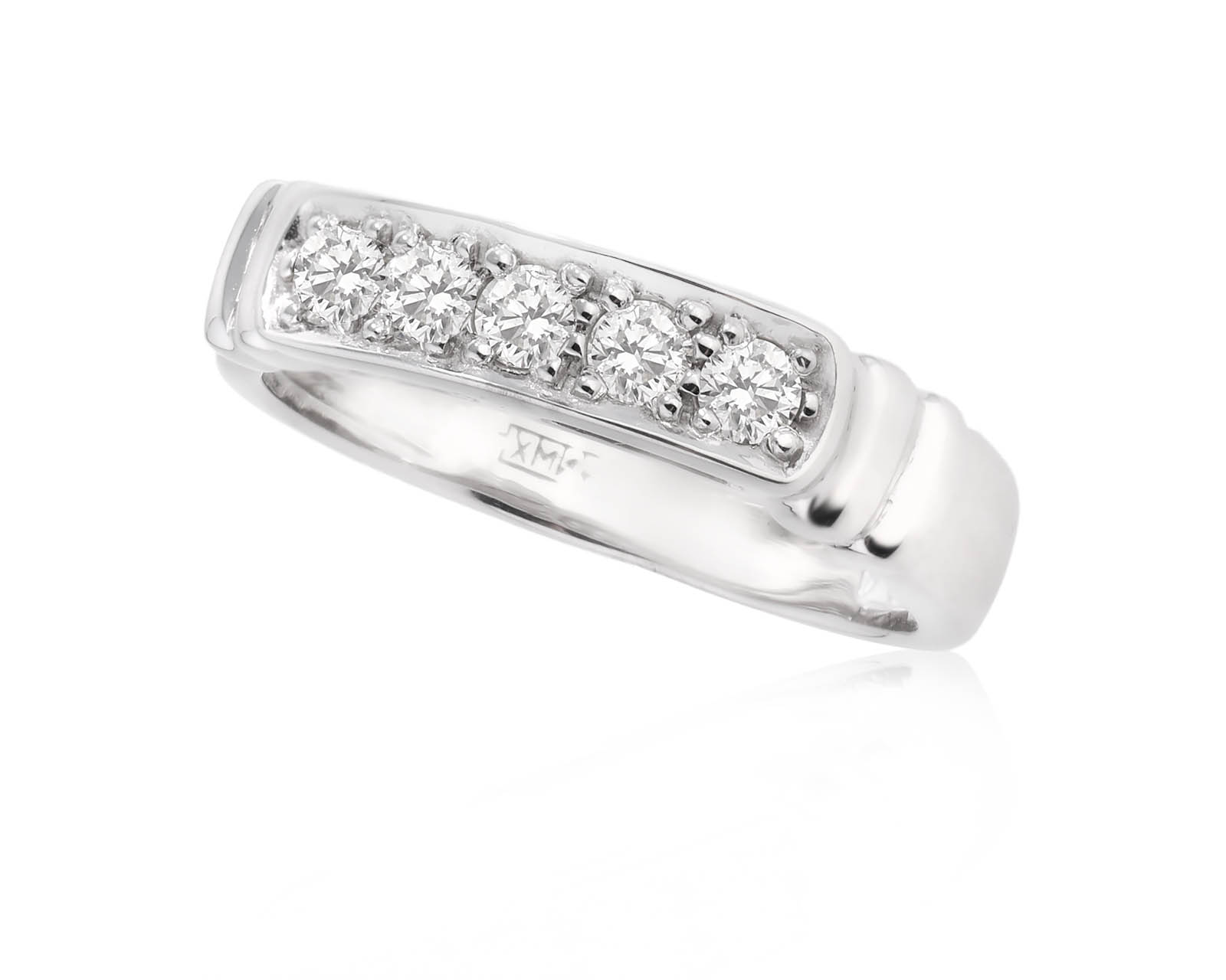 Золотое кольцо с бриллиантами 0.26ct