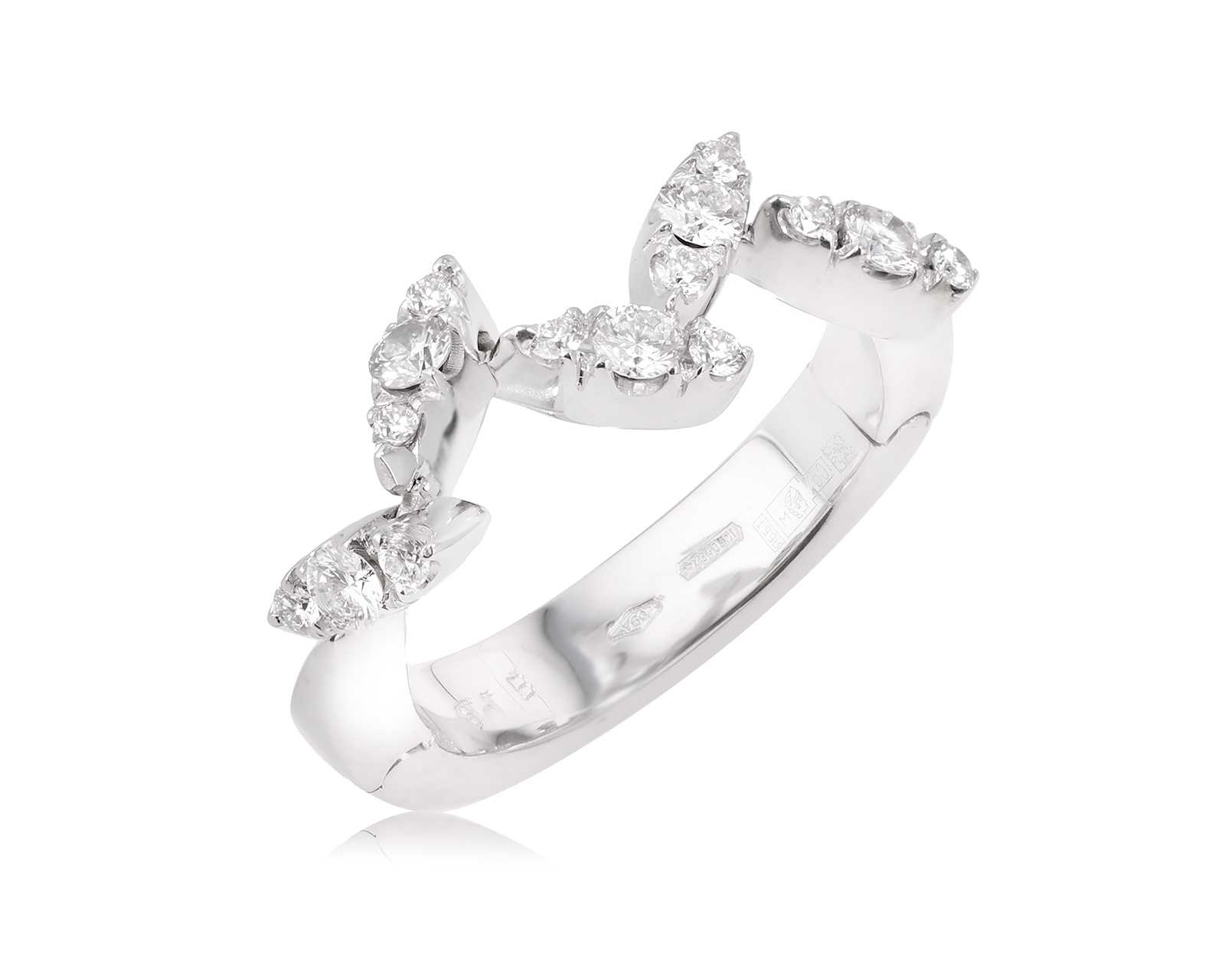 Оригинальное золотое кольцо с бриллиантами 0.36ct Pasquale Bruni 140225/2 Оригинальное золотое кольцо с бриллиантами 0.36ct Pasquale Bruni 140225/2