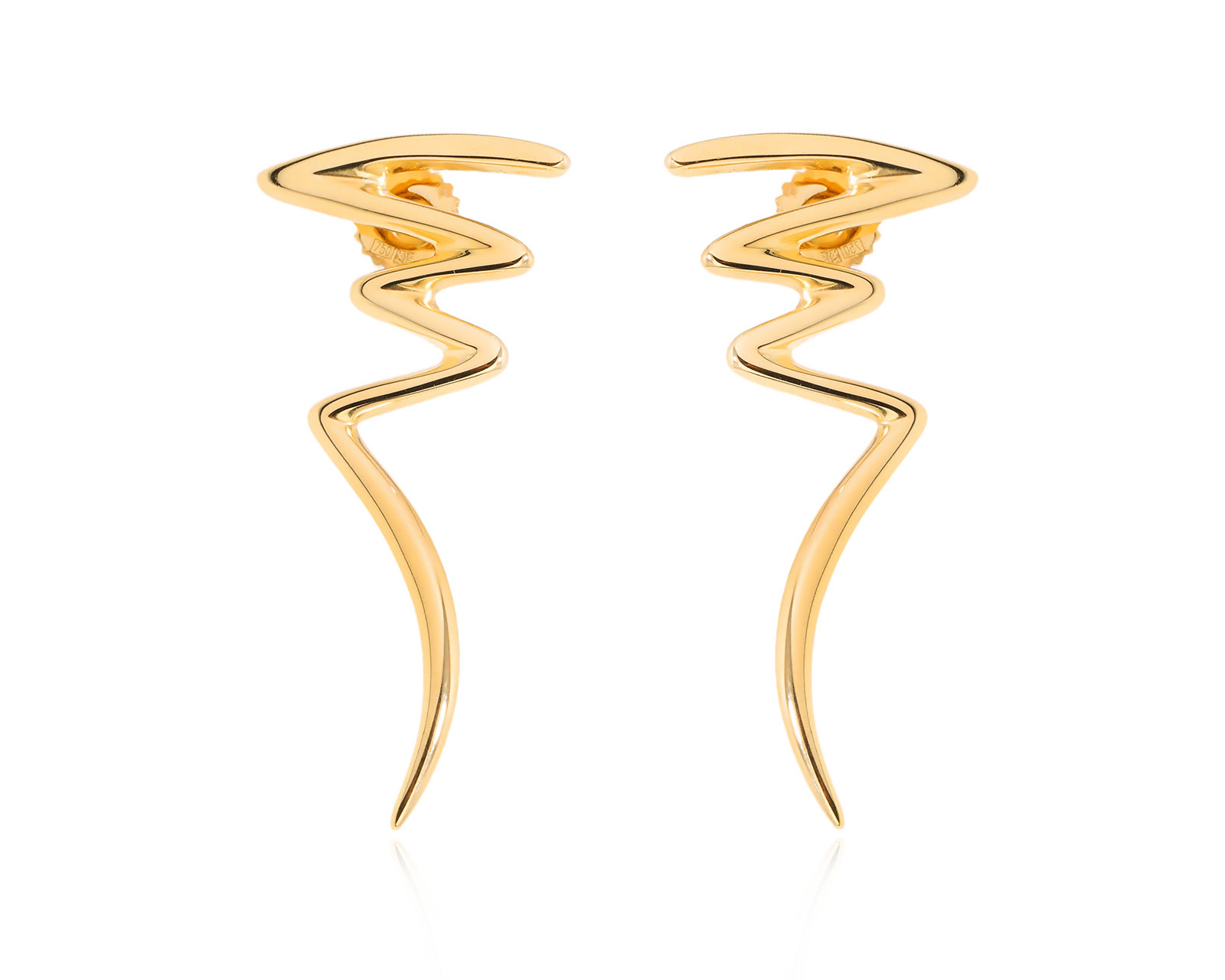 Оригинальные золотые серьги Tiffany&Co Paloma Picasso Zig Zag 170925/10