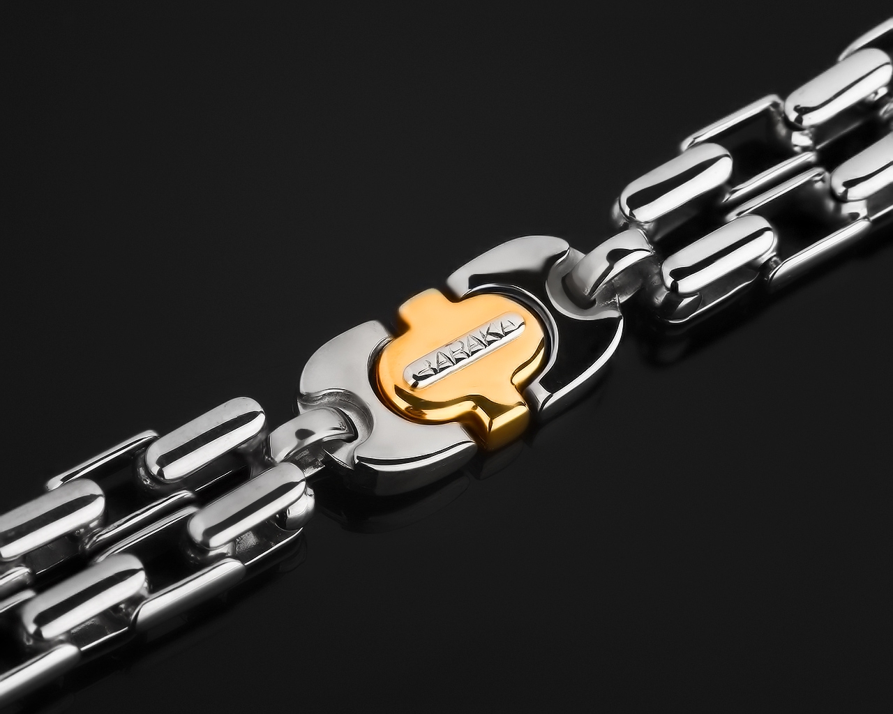 Золотой браслет с бриллиантом Baraka