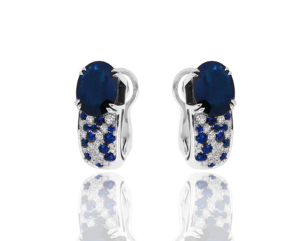 Оригинальные золотые серьги с бриллиантами 0.40ct Mouboussin 250719/16