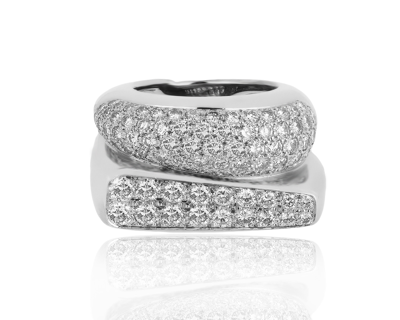 Оригинальное золотое кольцо с бриллиантами 1.90ct Fred 200819/17