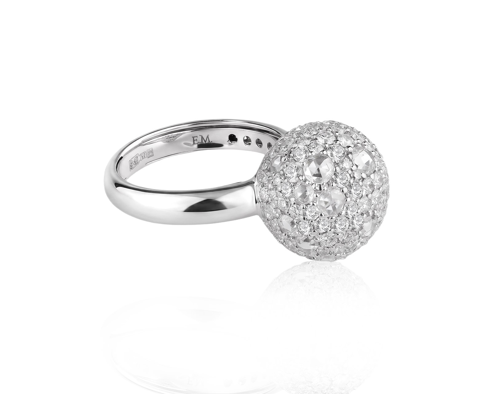 Золотое кольцо с бриллиантами 2.50ct Evgeny Matveev