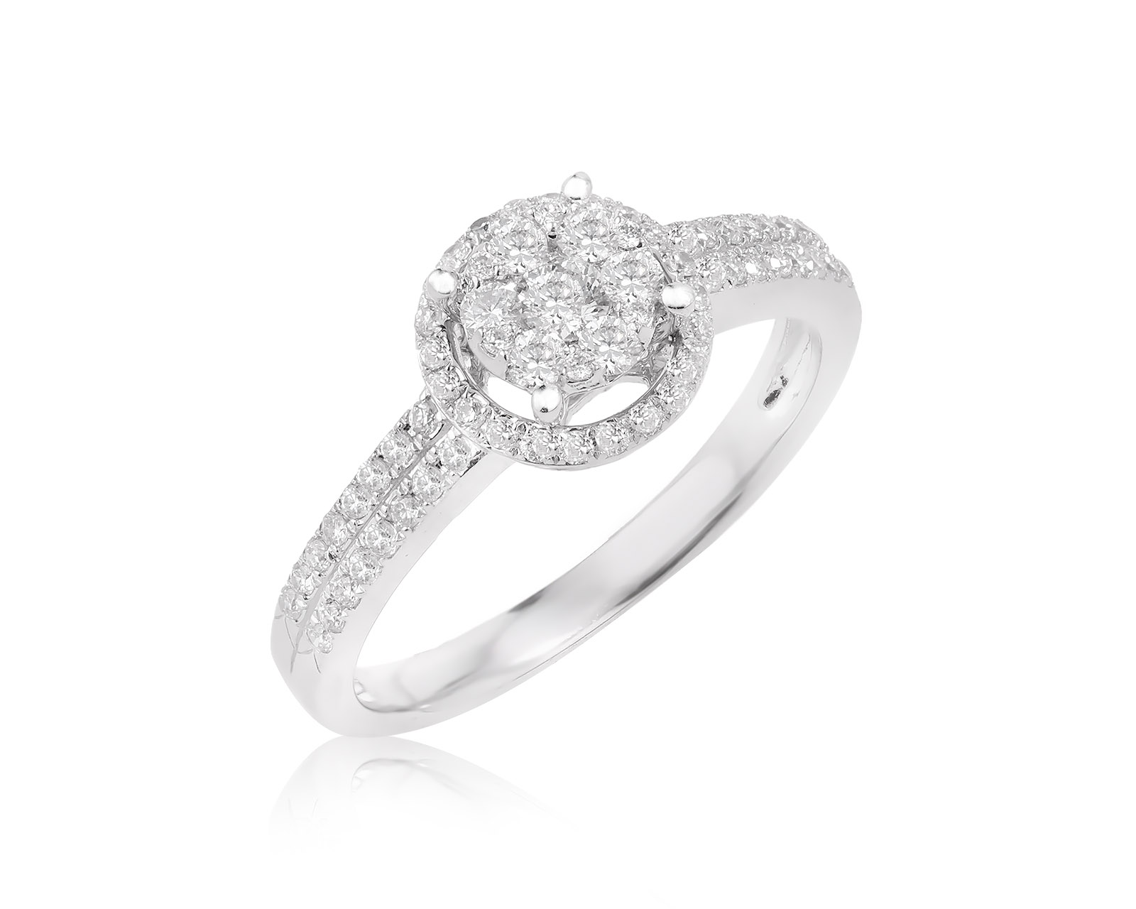 Золотое кольцо с бриллиантами 0.50ct 121023/5