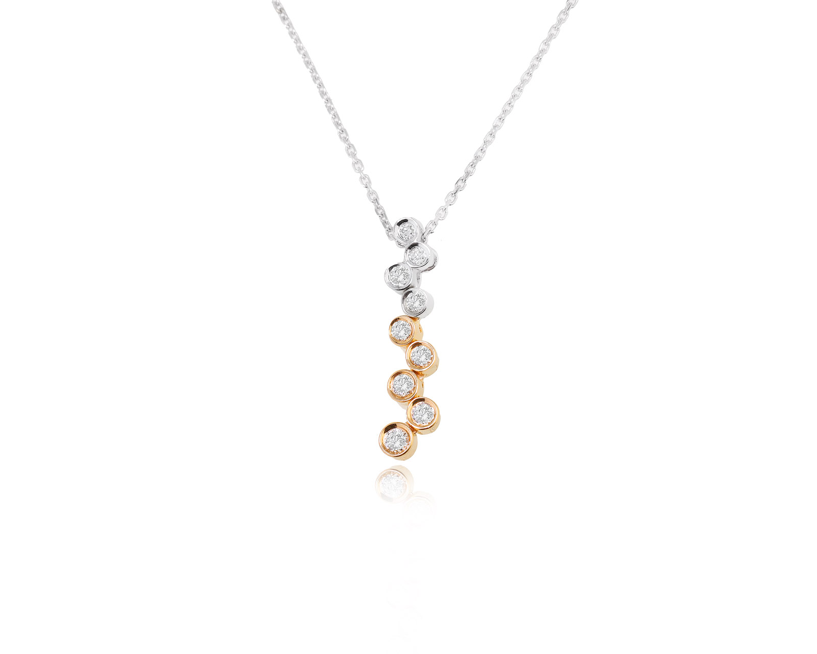 Золотой кулон с бриллиантами 0.20ct 180623/2
