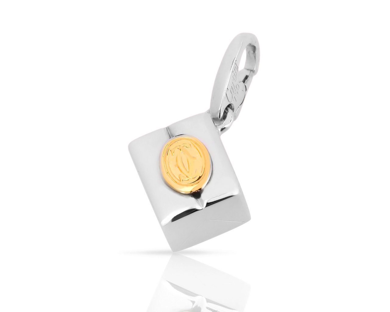 Миниатюрный золотой кулон-шарм Cartier 090418/6