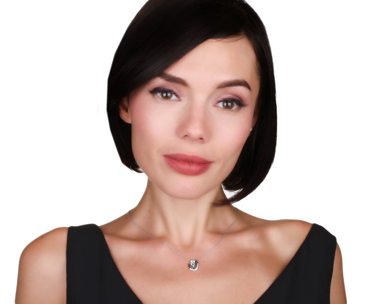 Оригинальный золотой кулон с бриллиантами 0.23ct Midas