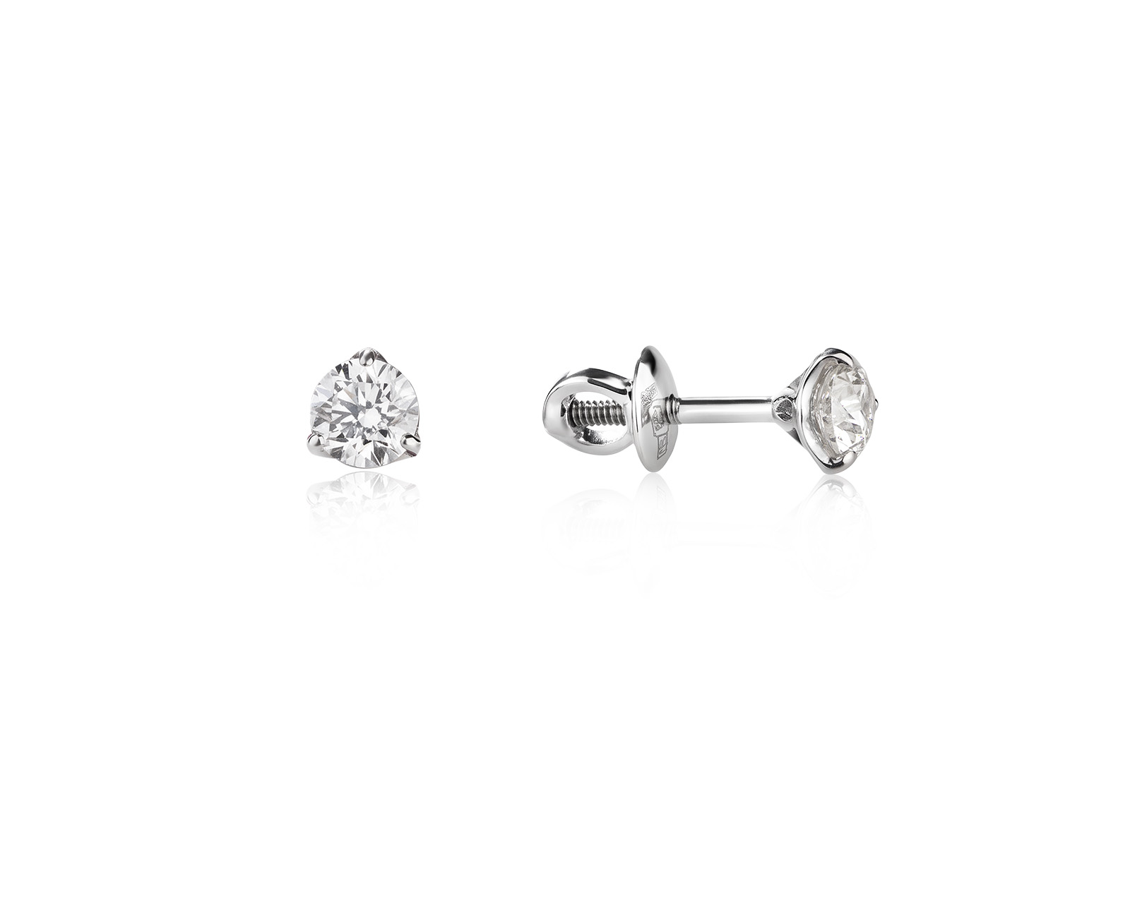 Оригинальные золотые серьги с рубинами 0.19ct и бриллиантами 0.56ct Lykov`s Jewellery