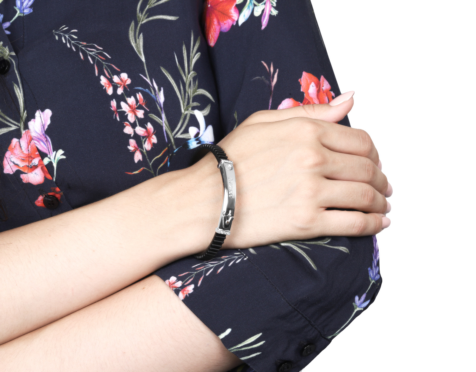 Оригинальный золотой браслет с бриллиантами 0.10ct Arkano