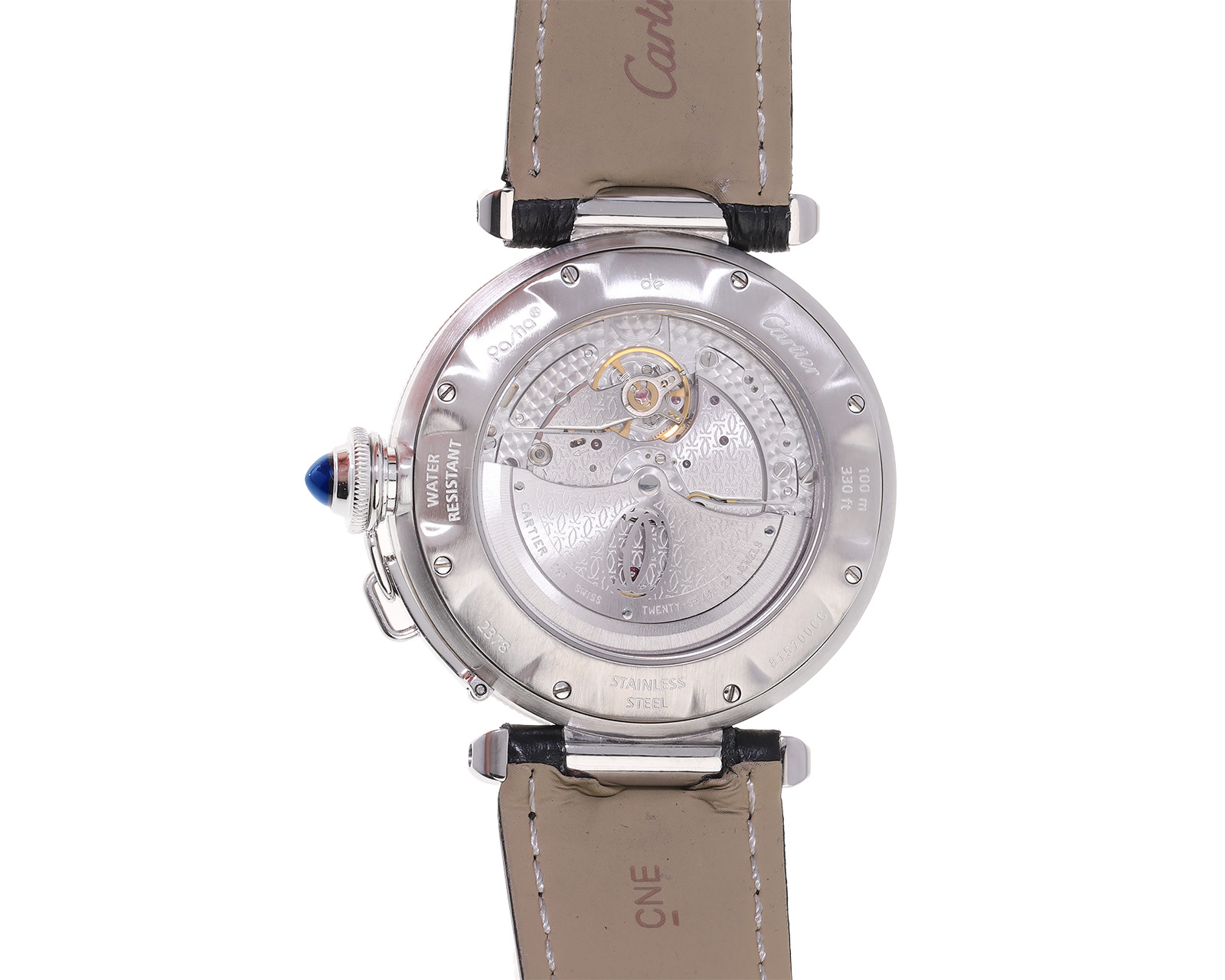 Оригинальные стальные часы Pasha de Cartier