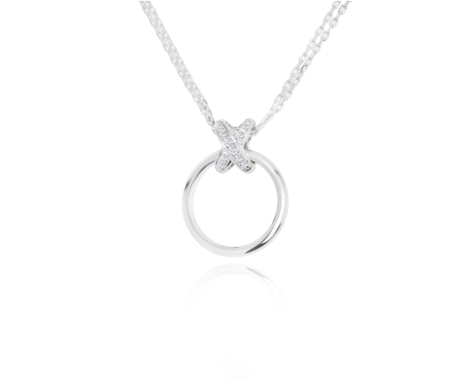 Оригинальный золотой кулон Chaumet Liens 200922/3