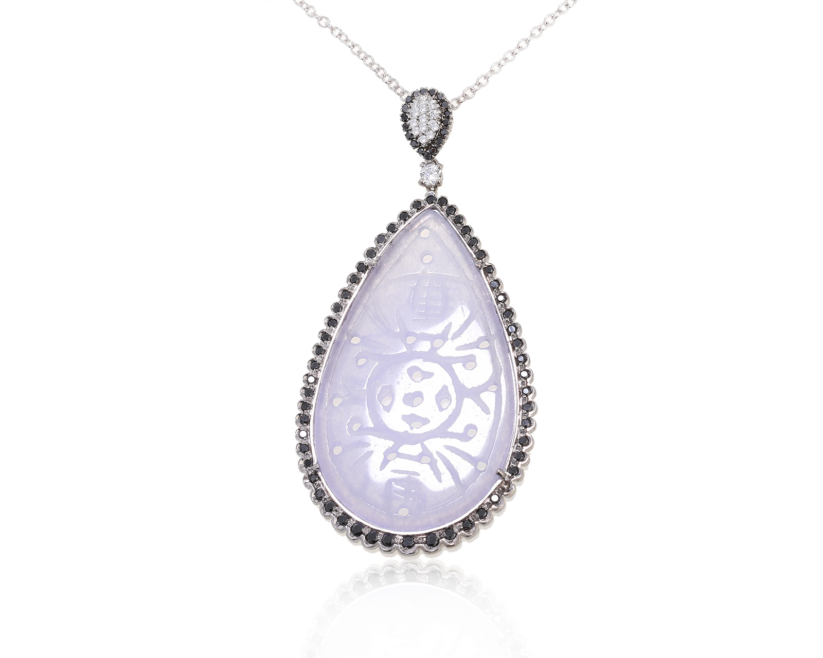 Притягательное золотое колье с халцедоном 16.00ct 111222/7