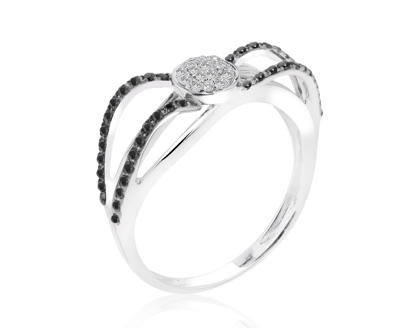 Стильное золотое кольцо с бриллиантами 0.24ct 250621/6 Стильное золотое кольцо с бриллиантами 0.24ct 250621/6