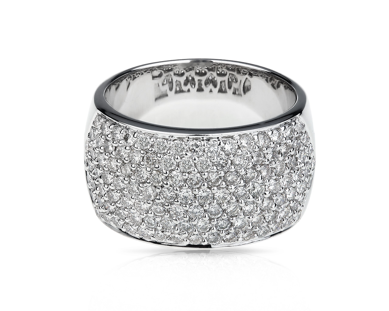 Прелестное золотое кольцо с бриллиантами 1.52ct 130218/2