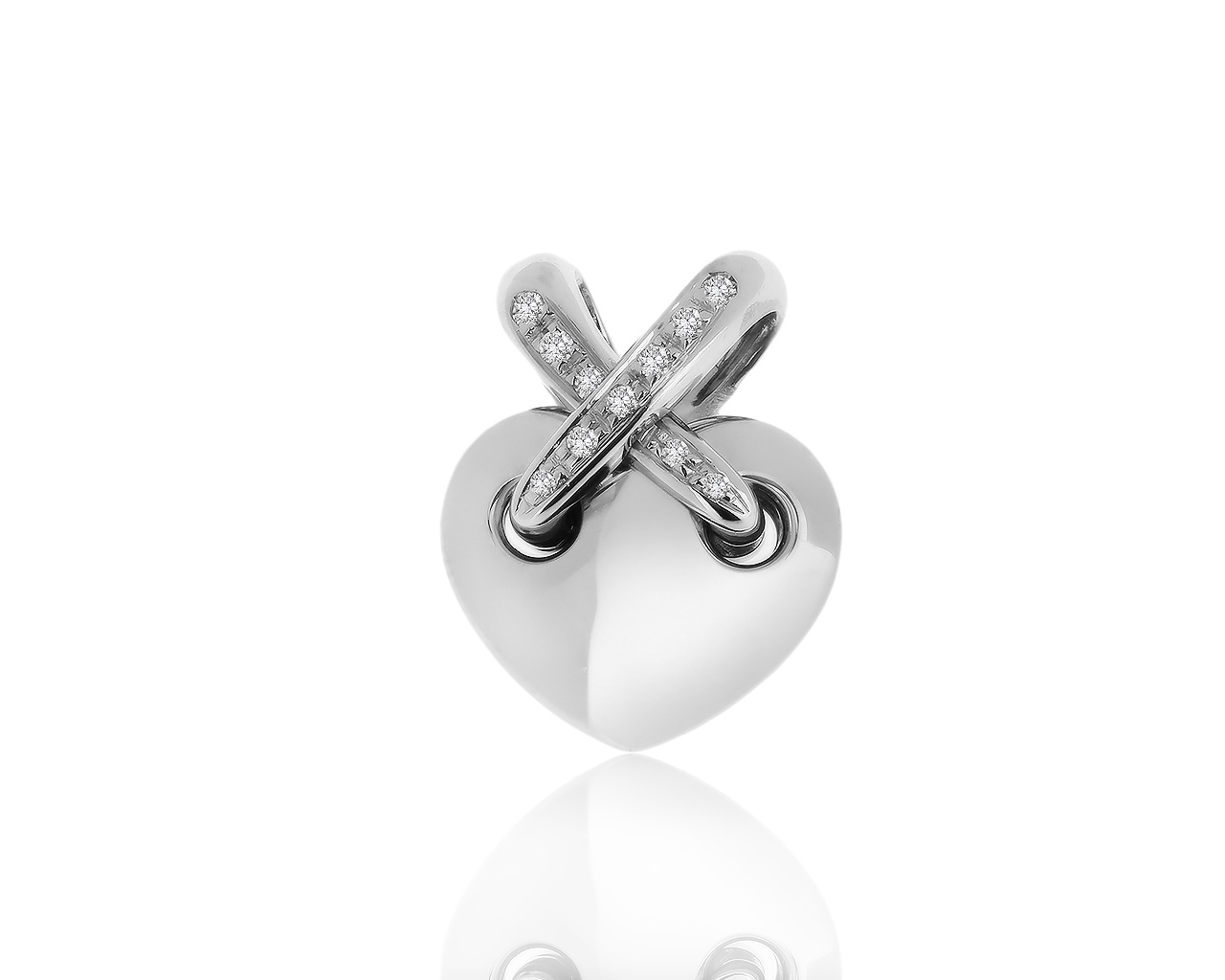 Оригинальный золотой кулон с бриллиантами 0.12ct Chaumet 221019/2 Оригинальный золотой кулон с бриллиантами 0.12ct Chaumet 221019/2