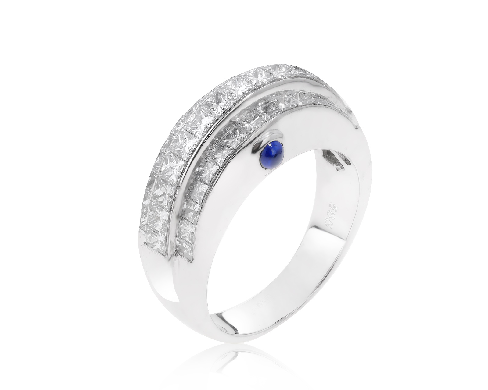 Роскошное золотое кольцо с бриллиантами 1.75ct 100322/1 Роскошное золотое кольцо с бриллиантами 1.75ct 100322/1